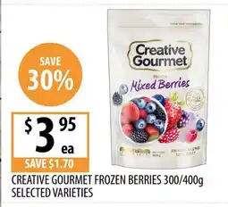 Supabarn Creative gourmet frozen berries offer