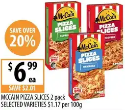Supabarn Mccain pizza slices offer