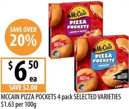 Supabarn Mccain pizza pockets offer