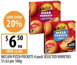 Supabarn Mccain pizza pockets offer