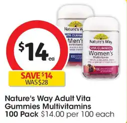 Coles Nature's Way Adult Vita Gummies Multivitamins offer