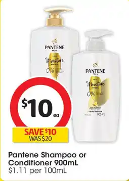 Coles Pantene Shampoo or Conditioner offer