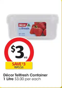 Coles Décor Tellfresh Container offer