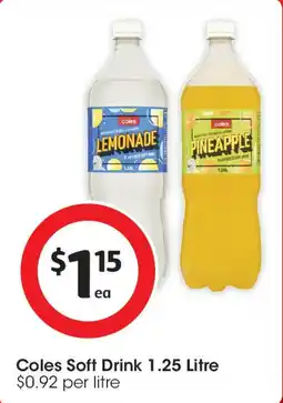 Coles Coles Soft Drink offer