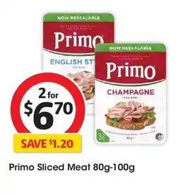 Coles Primo Sliced Meat offer