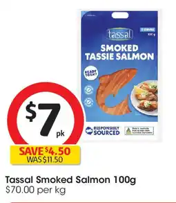 Coles Tassal Smoked Salmon offer