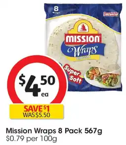 Coles Mission Wraps offer
