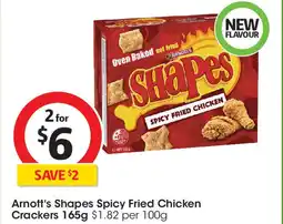Coles Arnott's Shapes Spicy Fried Chicken Crackers offer
