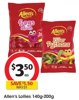 Coles Allen's Lollies offer