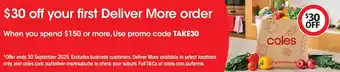 Coles coles offer