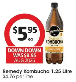 Coles Remedy Kombucha offer