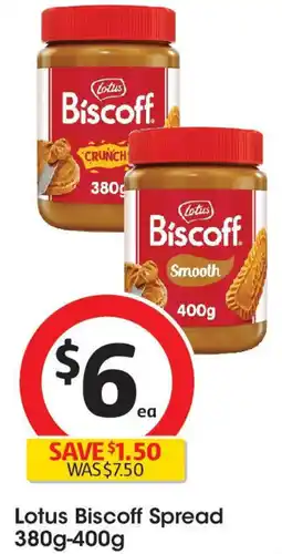 Coles Lotus Biscoff Spread offer
