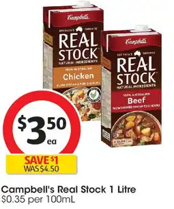 Coles Campbell's Real Stock offer