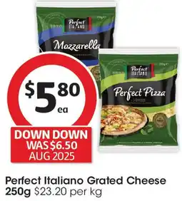 Coles Perfect Italiano Grated Cheese offer