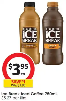 Coles Ice Break Iced Coffee offer