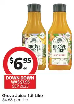 Coles Grove Juice offer