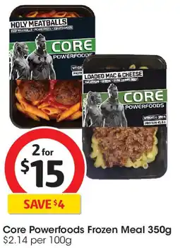 Coles Core Powerfoods Frozen Meal offer
