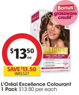 Coles L'Oréal Excellence Colourant offer