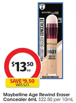 Coles Maybelline Age Rewind Eraser Concealer offer