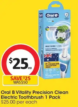 Coles Oral B Vitality Precision Clean Electric Toothbrush offer