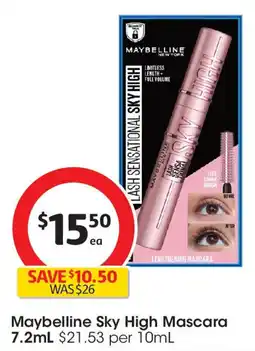 Coles Maybelline Sky High Mascara offer