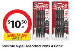 Coles Sharpie S-gel Assorted Pens offer