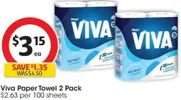 Coles Viva Paper Towel offer
