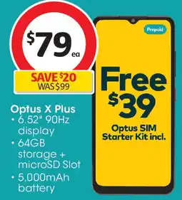 Coles Optus X Plus offer