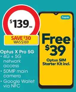 Coles Optus X Pro 5G offer