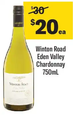 Coles Winton Road Eden Valley Chardonnay offer