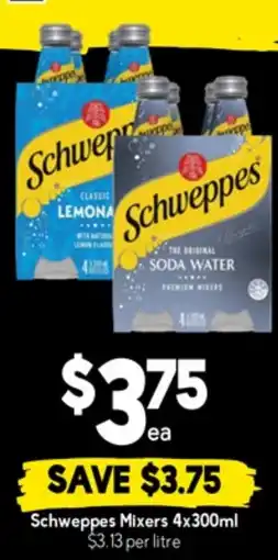 Drakes Schweppes Mixers offer