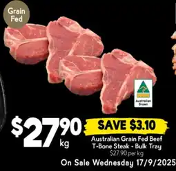 Drakes Australian Grain Fed Beef offer