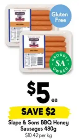 Drakes Slape & Sons BBQ Honey Sausages offer