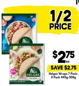 Drakes Helgas Wraps offer