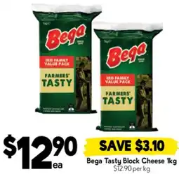 Drakes Bega Tasty Block Cheese offer