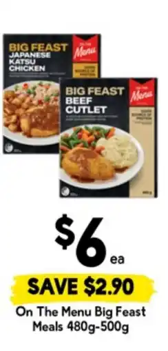 Drakes On The Menu Big Feast Meals offer