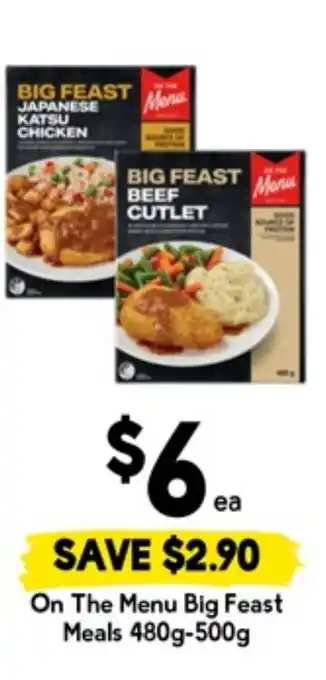 Drakes On The Menu Big Feast Meals offer