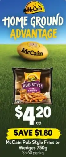 Drakes McCain Pub Style Fries or Wedges offer
