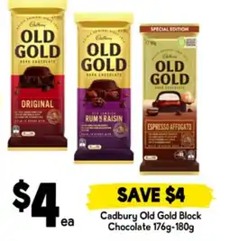 Drakes Cadbury Old Gold Block Chocolate offer