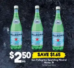 Drakes San Pellegrino Sparkling Mineral Water offer