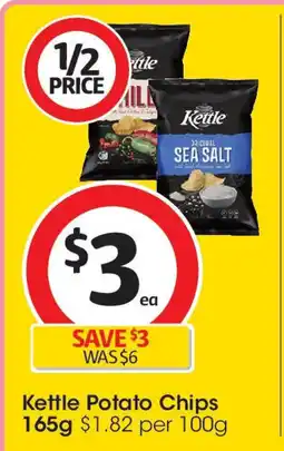 Coles Kettle Potato Chips offer