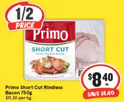 IGA Primo Short Cut Rindless Bacon offer