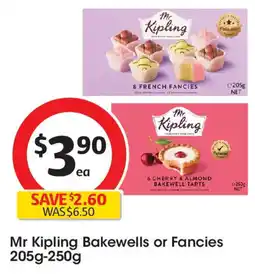 Coles Mr Kipling Bakewells or Fancies offer