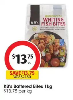 Coles KB's Battered Bites offer