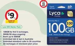 Coles Lyca Starter Pack offer