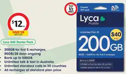Coles Lyca Starter Pack offer
