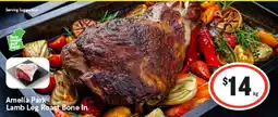 IGA Amelia Park Lamb Leg Roast Bone In offer
