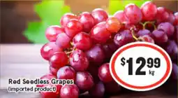 IGA Red Seedless Grapes offer