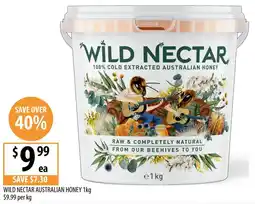 Supabarn Wild nectar australian honey offer