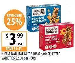 Supabarn Nice & natural nut barsselected varieties offer